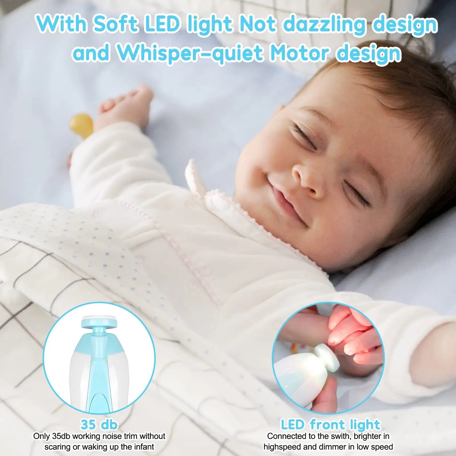 Safe Baby Electric Nail Trimmer (Shipping US only)