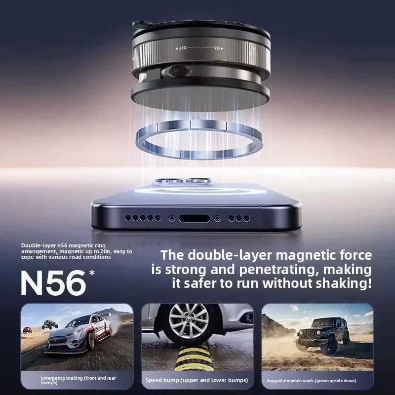 Magnetic Phone Holder for car, 360° Rotatable, Foldable & Adjustable Magnetic Car Mount, , Compatible with iPhone & Other Phones(Shipping US only)