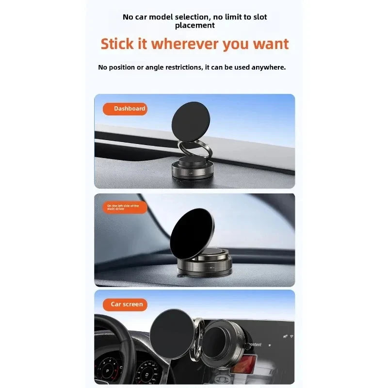 Magnetic Phone Holder for car, 360° Rotatable, Foldable & Adjustable Magnetic Car Mount, , Compatible with iPhone & Other Phones(Shipping US only)